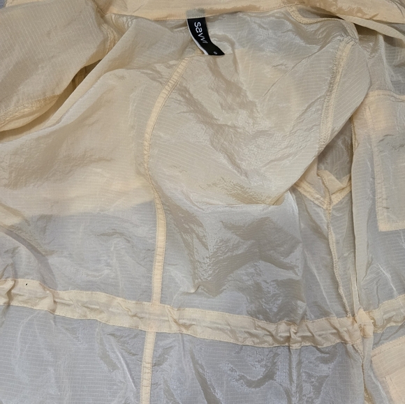 Savvi Butter Yellow Lightweight Anorak Jacket. Size Small - Picture 10 of 14